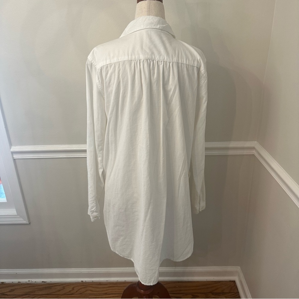 CP Shands White collared corduroy tunic-Size small - Picture 4 of 7